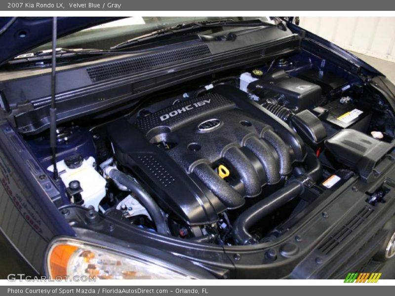 Velvet Blue / Gray 2007 Kia Rondo LX