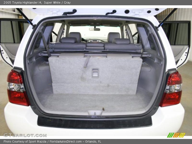 Super White / Gray 2005 Toyota Highlander I4