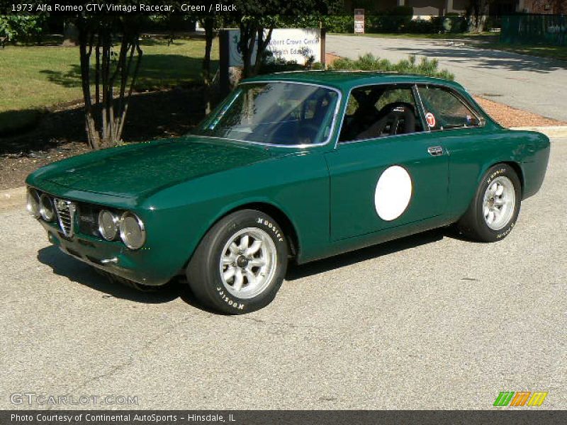 Front 3/4 View of 1973 GTV Vintage Racecar
