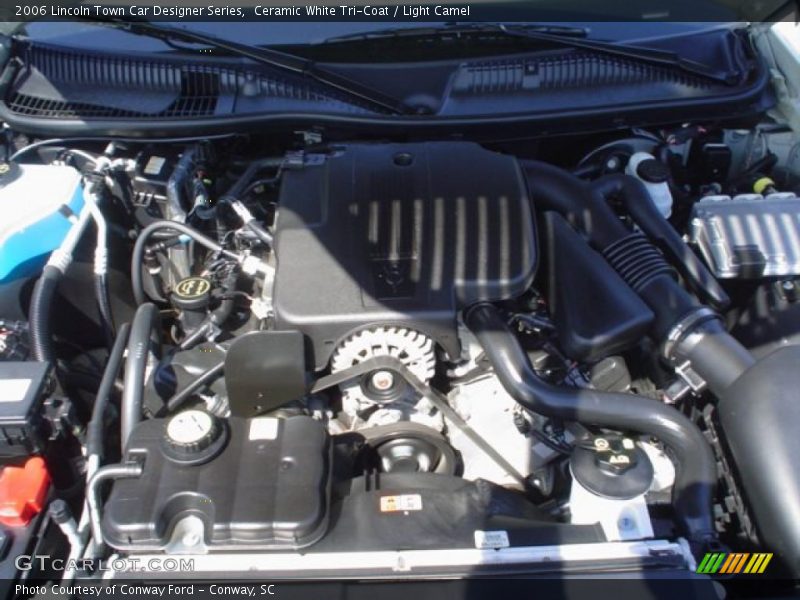 Ceramic White Tri-Coat / Light Camel 2006 Lincoln Town Car Designer Series