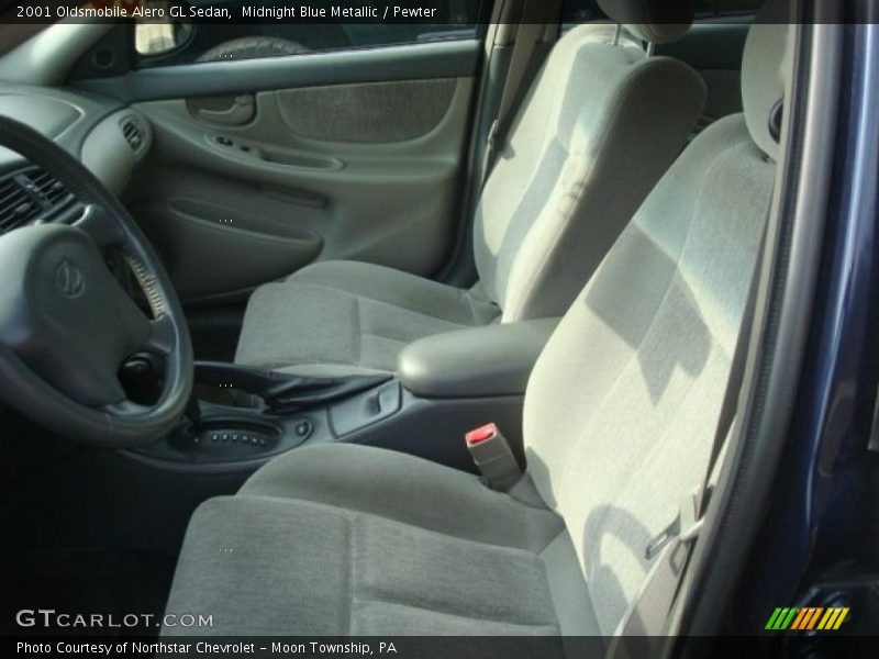 Midnight Blue Metallic / Pewter 2001 Oldsmobile Alero GL Sedan
