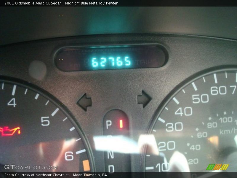 Midnight Blue Metallic / Pewter 2001 Oldsmobile Alero GL Sedan