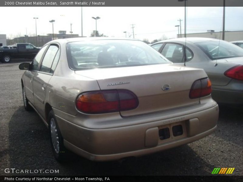 Sandrift Metallic / Neutral 2000 Chevrolet Malibu Sedan