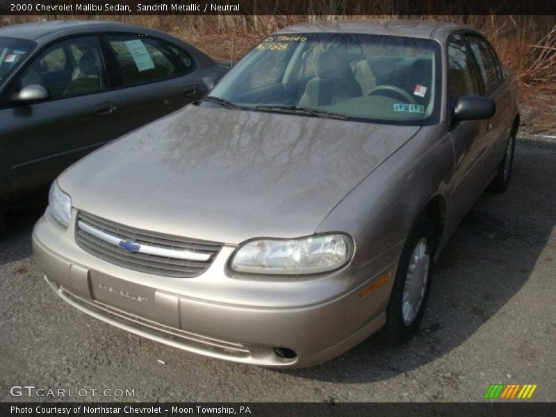 Sandrift Metallic / Neutral 2000 Chevrolet Malibu Sedan