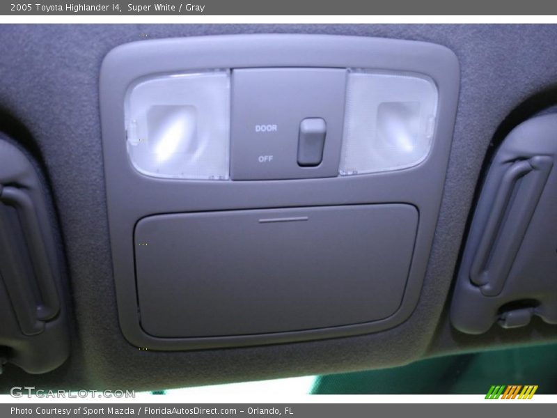 Super White / Gray 2005 Toyota Highlander I4