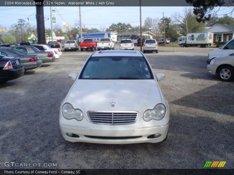 Alabaster White / Ash Grey 2004 Mercedes-Benz C 320 Sedan