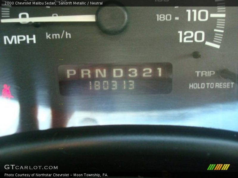Sandrift Metallic / Neutral 2000 Chevrolet Malibu Sedan