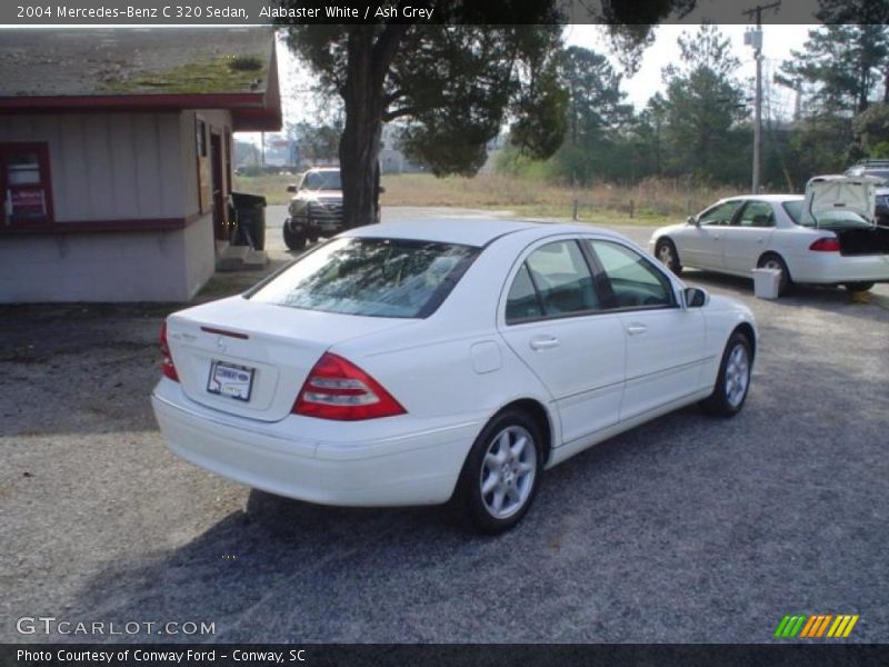 Alabaster White / Ash Grey 2004 Mercedes-Benz C 320 Sedan