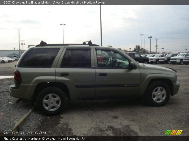 Silver Green Metallic / Medium Pewter 2003 Chevrolet TrailBlazer LS 4x4