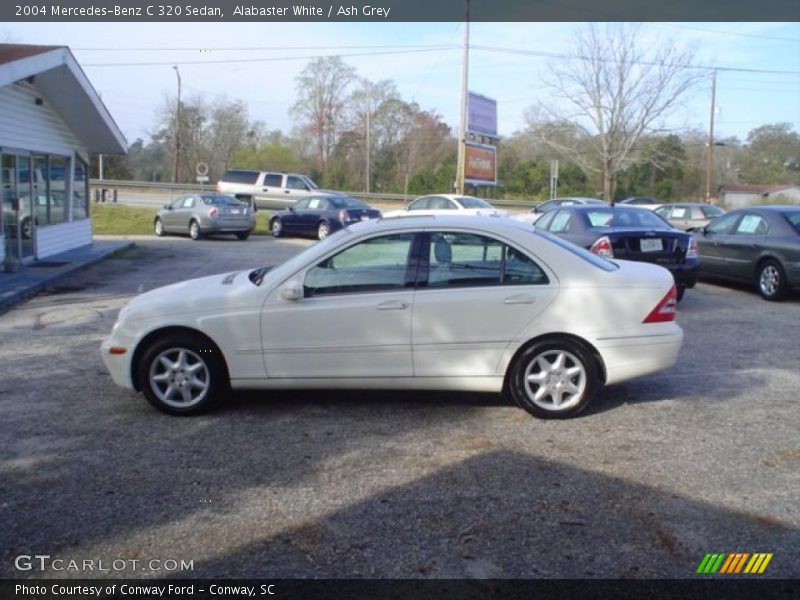 Alabaster White / Ash Grey 2004 Mercedes-Benz C 320 Sedan