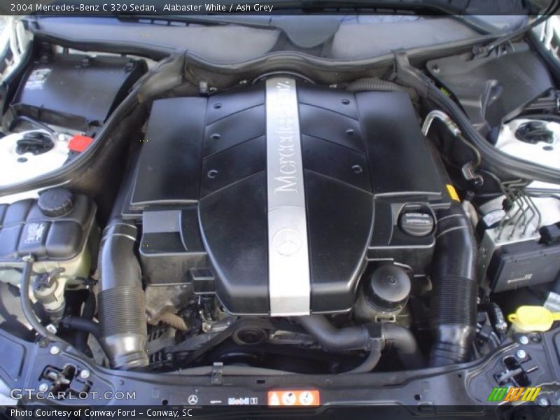 Alabaster White / Ash Grey 2004 Mercedes-Benz C 320 Sedan