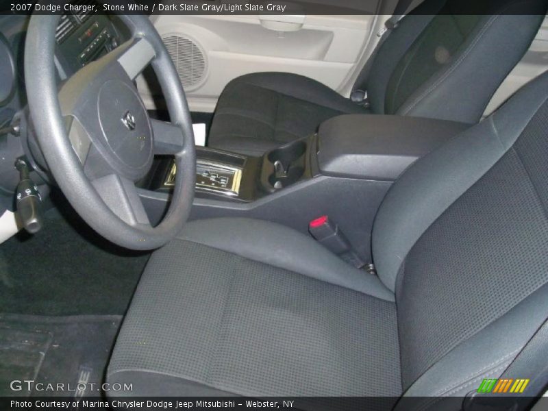 Stone White / Dark Slate Gray/Light Slate Gray 2007 Dodge Charger