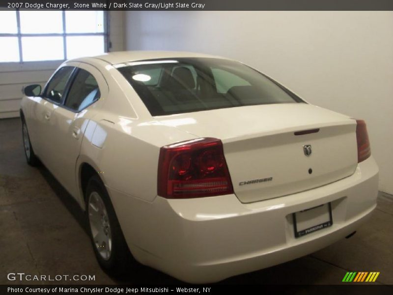 Stone White / Dark Slate Gray/Light Slate Gray 2007 Dodge Charger