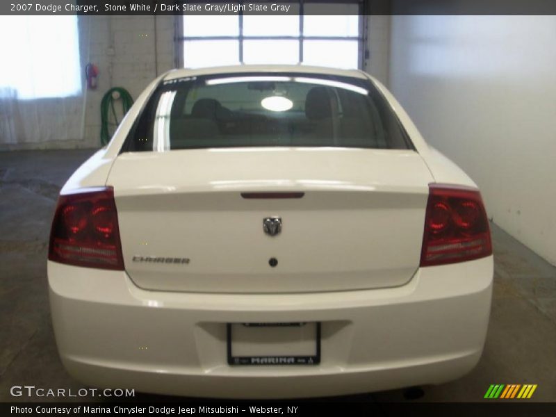 Stone White / Dark Slate Gray/Light Slate Gray 2007 Dodge Charger