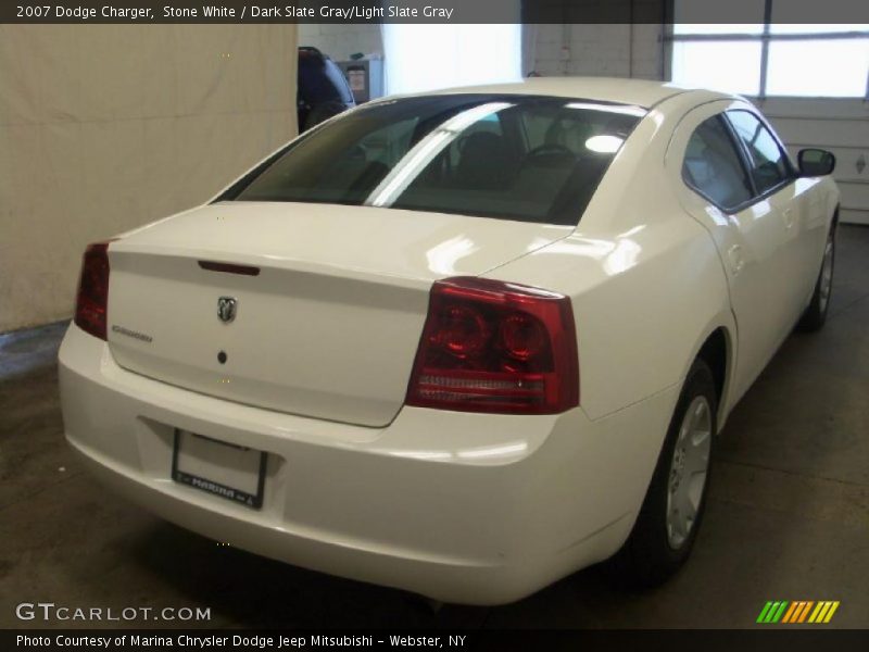 Stone White / Dark Slate Gray/Light Slate Gray 2007 Dodge Charger