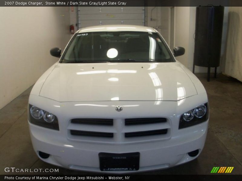 Stone White / Dark Slate Gray/Light Slate Gray 2007 Dodge Charger