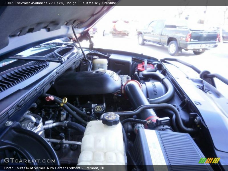 Indigo Blue Metallic / Graphite 2002 Chevrolet Avalanche Z71 4x4