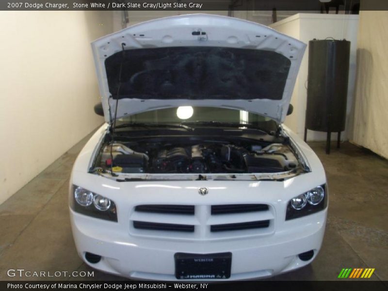 Stone White / Dark Slate Gray/Light Slate Gray 2007 Dodge Charger