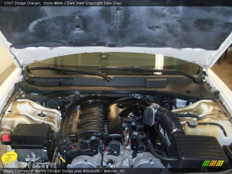 Stone White / Dark Slate Gray/Light Slate Gray 2007 Dodge Charger