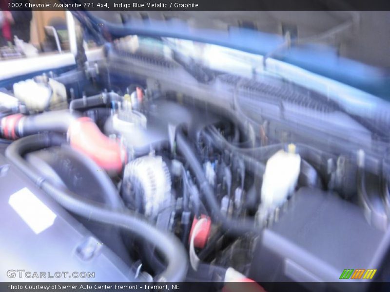 Indigo Blue Metallic / Graphite 2002 Chevrolet Avalanche Z71 4x4
