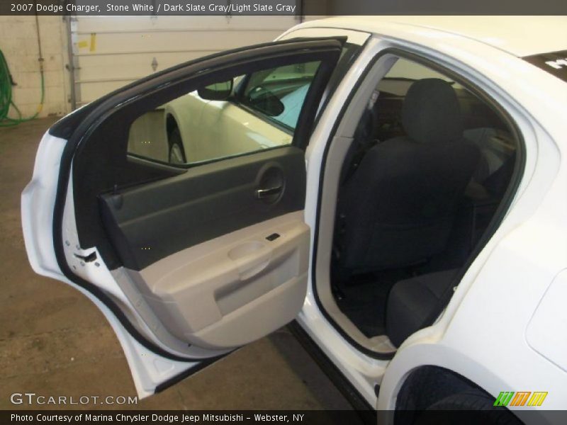 Stone White / Dark Slate Gray/Light Slate Gray 2007 Dodge Charger