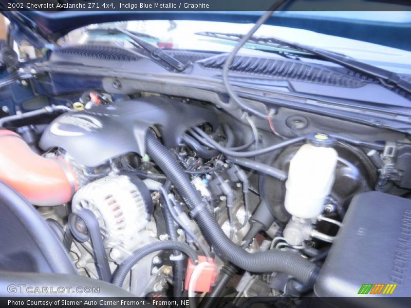 Indigo Blue Metallic / Graphite 2002 Chevrolet Avalanche Z71 4x4