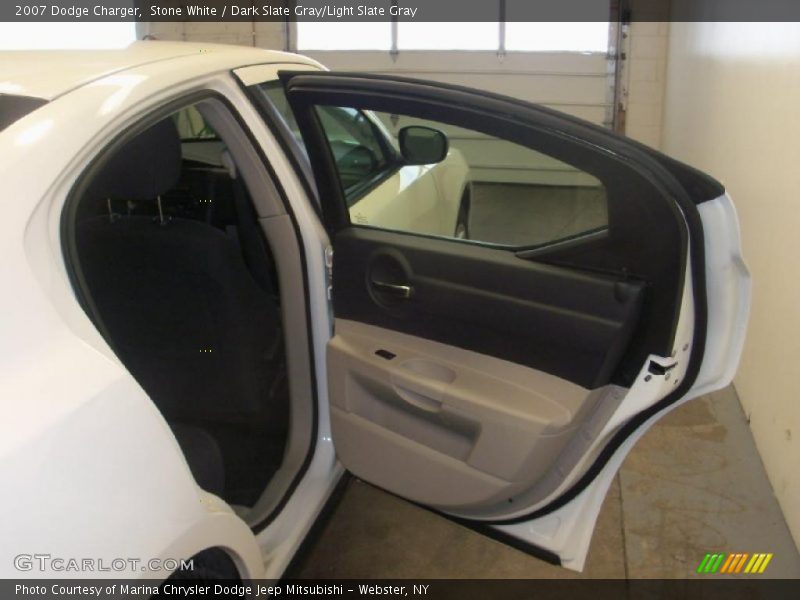 Stone White / Dark Slate Gray/Light Slate Gray 2007 Dodge Charger