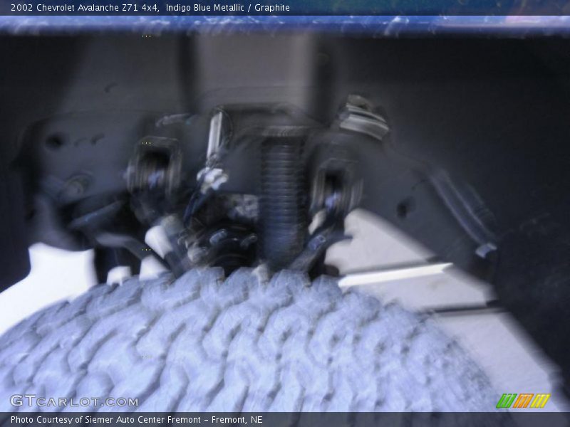 Indigo Blue Metallic / Graphite 2002 Chevrolet Avalanche Z71 4x4