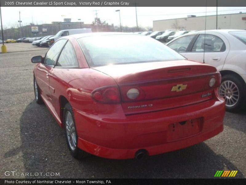 Victory Red / Graphite Gray 2005 Chevrolet Cavalier LS Sport Coupe