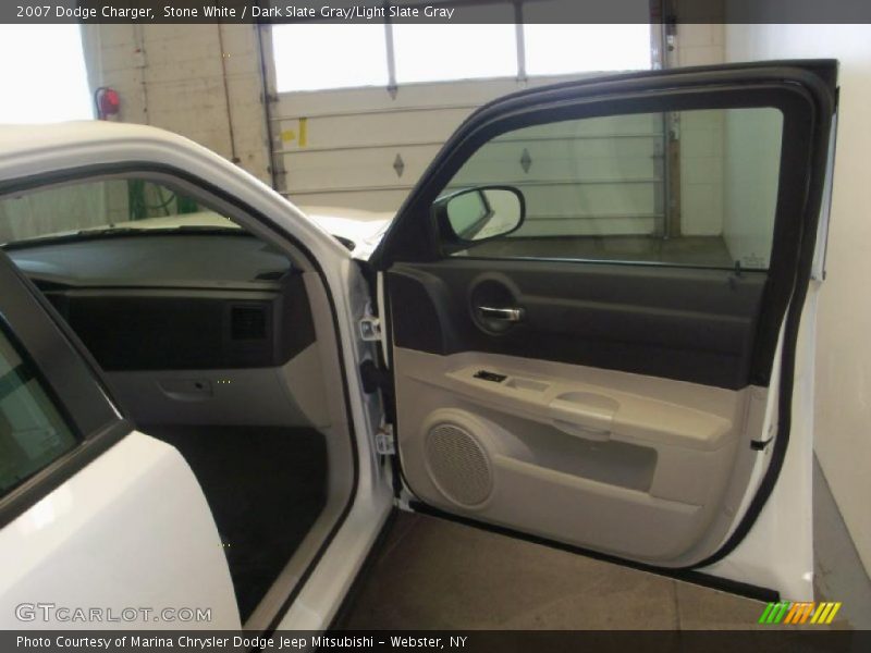 Stone White / Dark Slate Gray/Light Slate Gray 2007 Dodge Charger