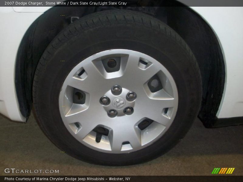 Stone White / Dark Slate Gray/Light Slate Gray 2007 Dodge Charger