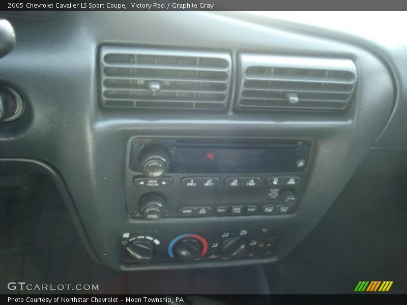 Victory Red / Graphite Gray 2005 Chevrolet Cavalier LS Sport Coupe