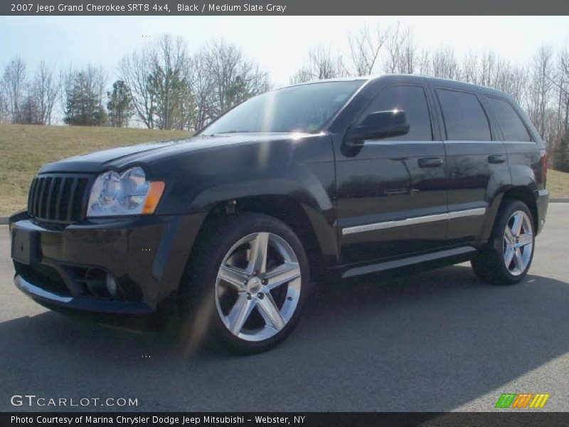 Black / Medium Slate Gray 2007 Jeep Grand Cherokee SRT8 4x4