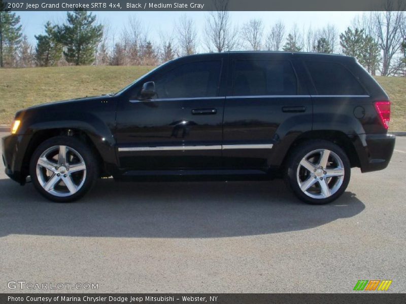 Black / Medium Slate Gray 2007 Jeep Grand Cherokee SRT8 4x4