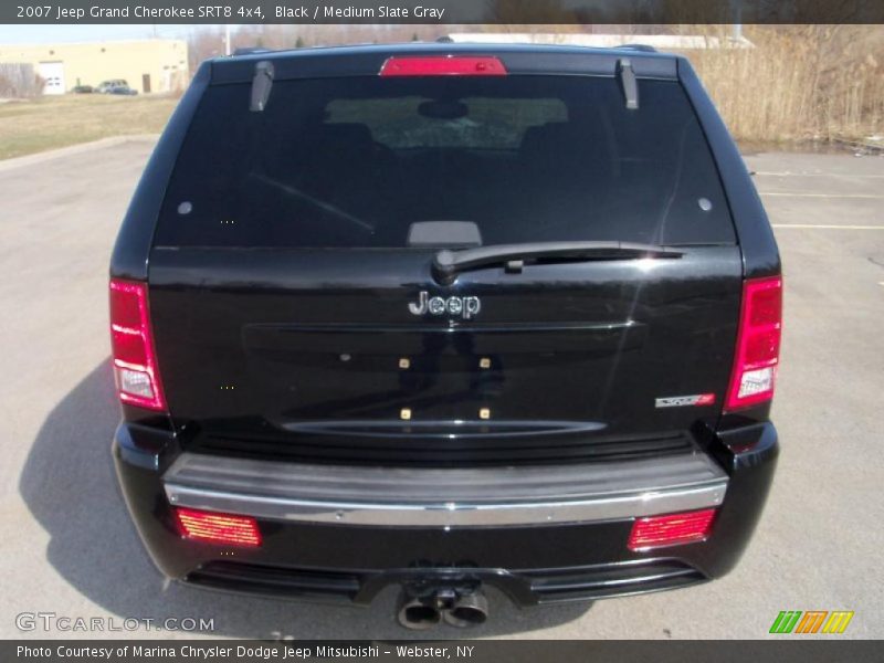 Black / Medium Slate Gray 2007 Jeep Grand Cherokee SRT8 4x4