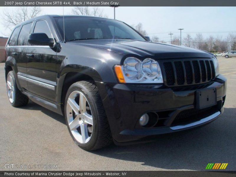 Black / Medium Slate Gray 2007 Jeep Grand Cherokee SRT8 4x4