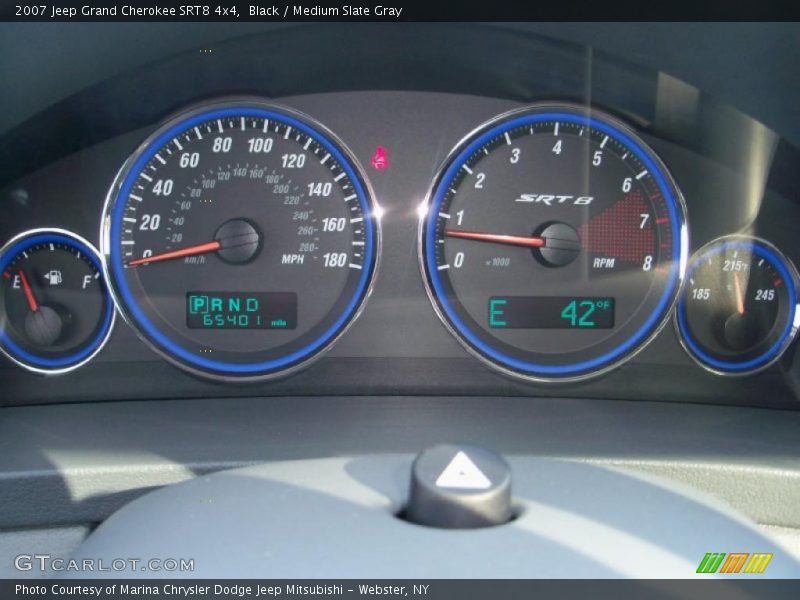 Black / Medium Slate Gray 2007 Jeep Grand Cherokee SRT8 4x4