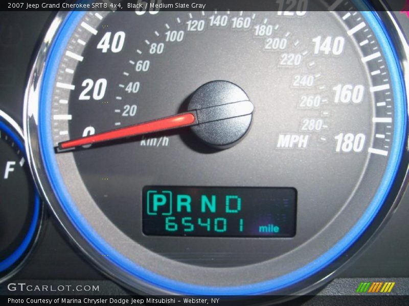Black / Medium Slate Gray 2007 Jeep Grand Cherokee SRT8 4x4