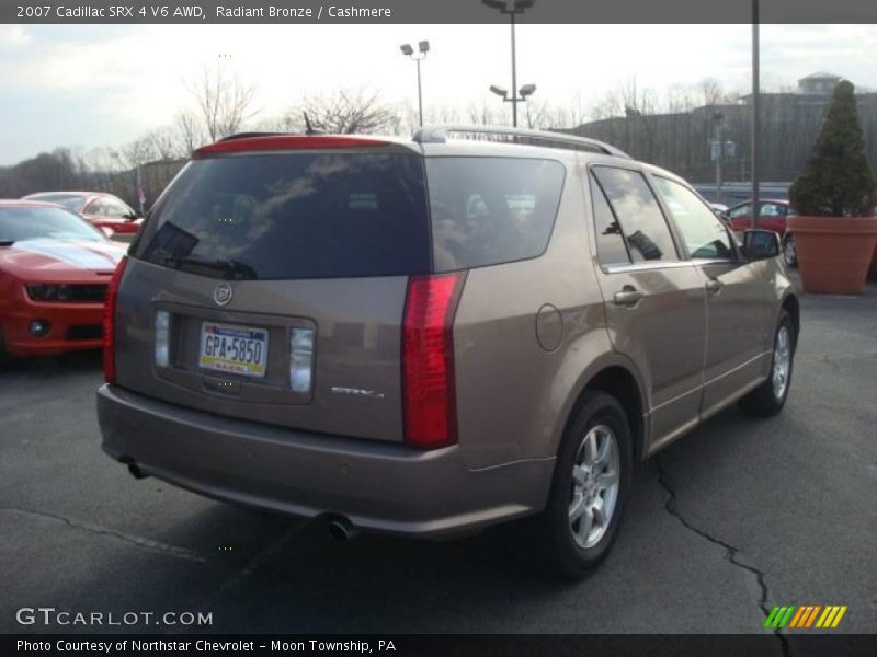 Radiant Bronze / Cashmere 2007 Cadillac SRX 4 V6 AWD