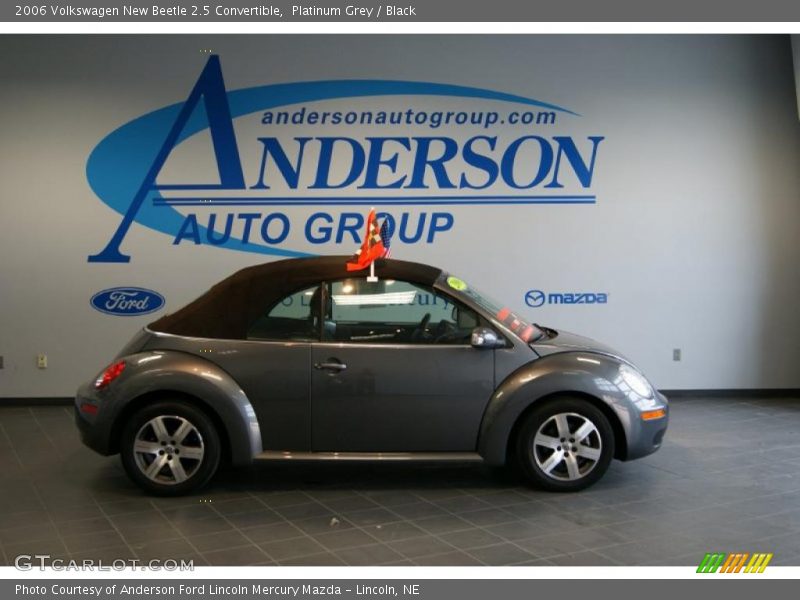 Platinum Grey / Black 2006 Volkswagen New Beetle 2.5 Convertible