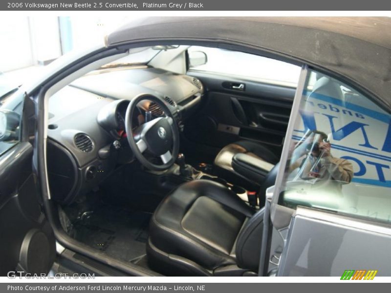 Platinum Grey / Black 2006 Volkswagen New Beetle 2.5 Convertible