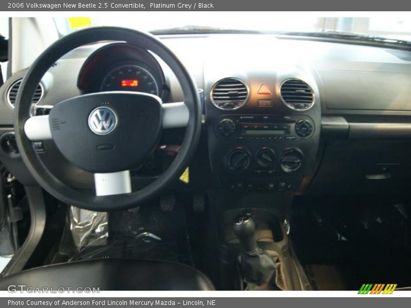 Platinum Grey / Black 2006 Volkswagen New Beetle 2.5 Convertible