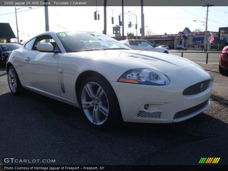 Porcelain / Caramel 2008 Jaguar XK XKR Coupe