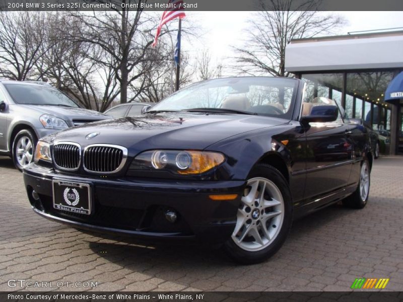 Orient Blue Metallic / Sand 2004 BMW 3 Series 325i Convertible