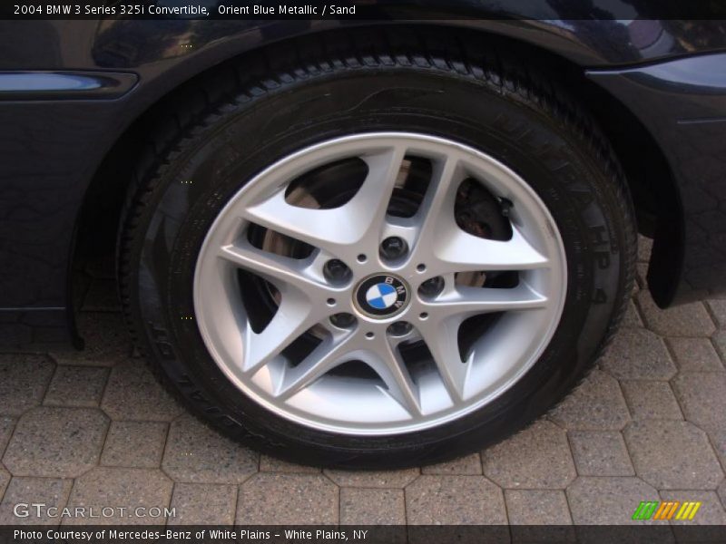 Orient Blue Metallic / Sand 2004 BMW 3 Series 325i Convertible