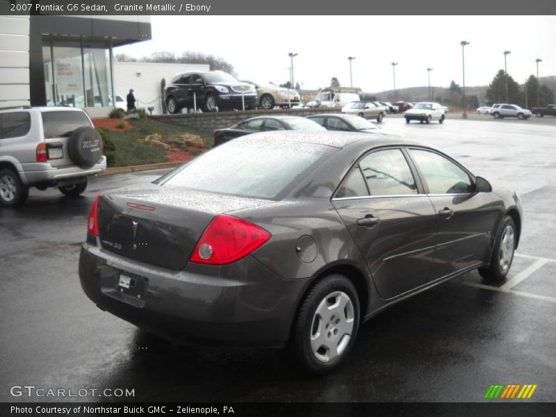 Granite Metallic / Ebony 2007 Pontiac G6 Sedan