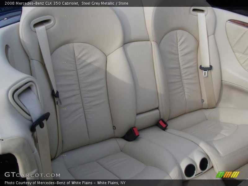 Steel Grey Metallic / Stone 2008 Mercedes-Benz CLK 350 Cabriolet