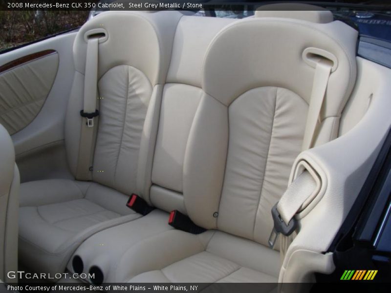Steel Grey Metallic / Stone 2008 Mercedes-Benz CLK 350 Cabriolet