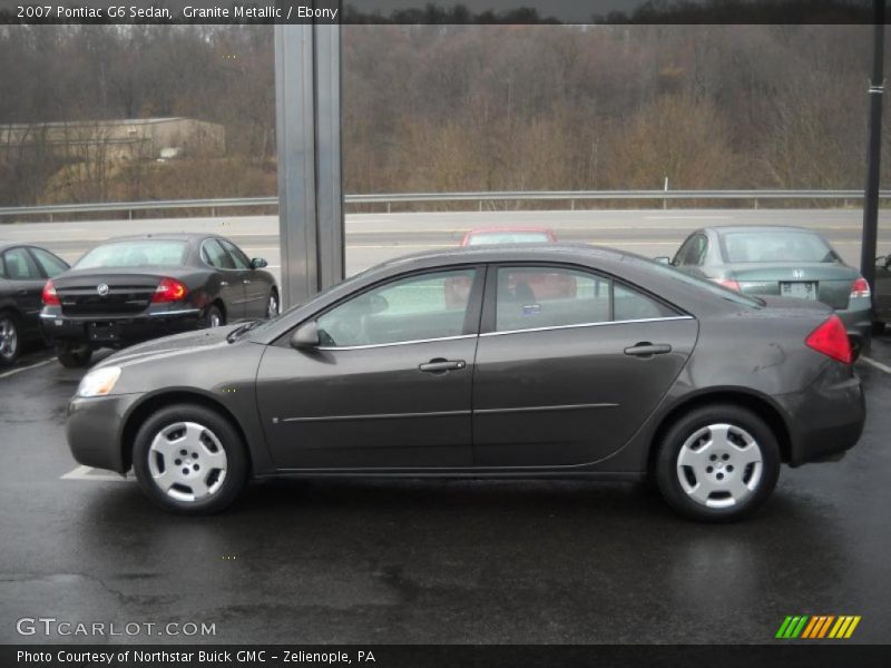 Granite Metallic / Ebony 2007 Pontiac G6 Sedan