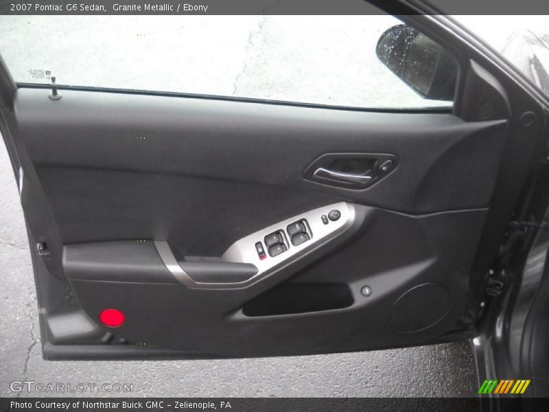 Granite Metallic / Ebony 2007 Pontiac G6 Sedan